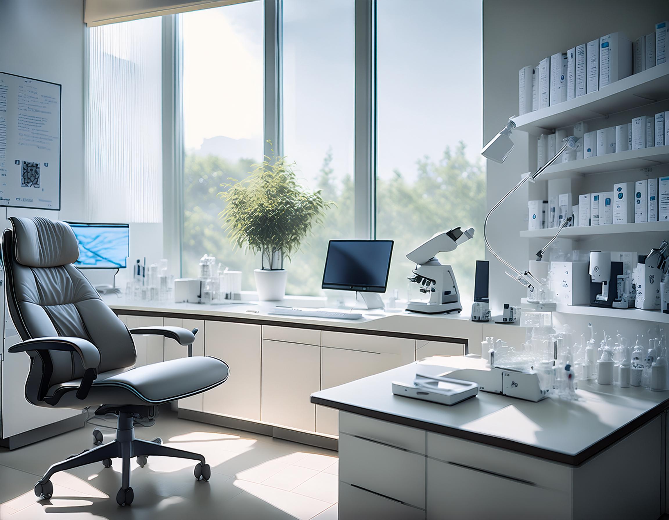 Modernes 3D-Druck-Labor mit Maschinen und Werkstoffen